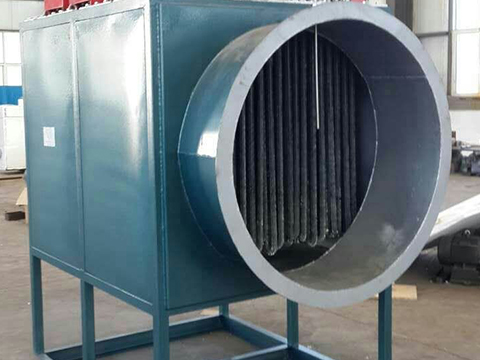 导热油加热器炉管排列采用即不窝气又不存水的结构